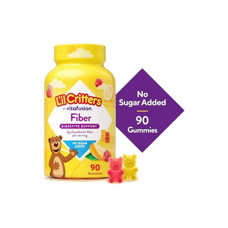 Critters Fiber Gummy Bears Count