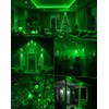 6-Pack MR16 Green LED Bulbs-Natural 5W 50W Halogen GU5.3 Base