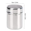 Icing Sugar Shaker, 100 ml Cocoa Shaker, Sugar Shaker, Sugar
