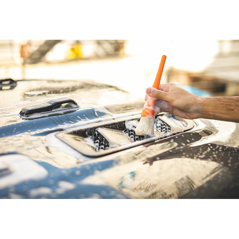 Detail Factory Boar Detailing Brush Set (red)