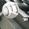 TAISHER 1PCS 304 Stainless Steel Thru-Bulk Bulkhead Compression Tube Pipe