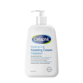 Cetaphil Cetaphil Cream to Foam Face Wash, Hydrating Foaming Cream Cleanser, 8 oz, For Normal to Dry, Sensitive Skin, with Soothing Prebiotic Aloe, Hypoallergenic, Fragrance Free