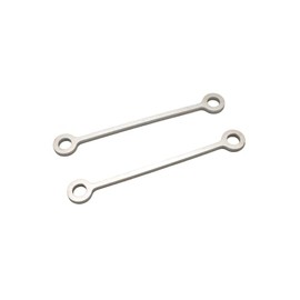 Universal Master Cylinder Reserve Tank Stay Stainless Steel Clutch Brake Nissin Brembo Radial Gale Speed ((4) 80mm 2 pieces
