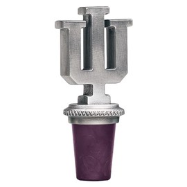 Indiana Bottle Stopper | Bottle Topper for Wine, Liquor | Expertly Crafted Pewter Reusable Wine Cork with Gift Box