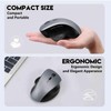 UrbanX Silent Wireless Mouse Bluetooth & 2.4Ghz, Rechargeable, Ergonomic Compatible