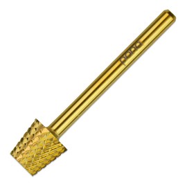 Pana 3/32" 4 Week Backfill Nail Carbide Bit - For Electric Dremel Drill Machine (Coarse, Gold (Tapered Backfill))