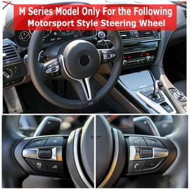 Car Multifunction Black Steering Wheel Control Switch Button Button for 3 4 5 GT 6 7 Series F30 F35 F34 F36 F10 F01 F07 F01 F01 F02 (M Series - Left)