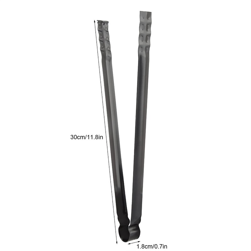 Charcoal Tongs with Anti-Scald Handle Smooth Charcoal Tongs BBQ Serving