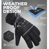 Men Snow Gloves Waterproof, Winter Gloves - Men's Snowboarding Gloves