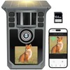 FKPCAM Trail Camera, Solar, Infrared Camera, Smartphone Compatible, 4K, 64MP,