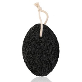 Mazebras Pumice Stone Foot Scrubber for Exfoliating Feet, Callus Remover for Feet, Pedicure Tools for Foot Scrub, Corn & Callus Remover, Exfoliating Hard Dead Skin, Black