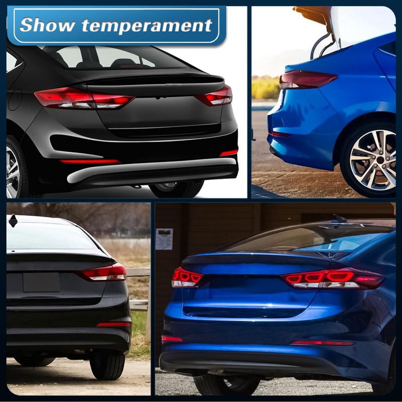 TTUN AUTO Compatible with 2017-2018 Hyundai Elantra Tail Light Outer