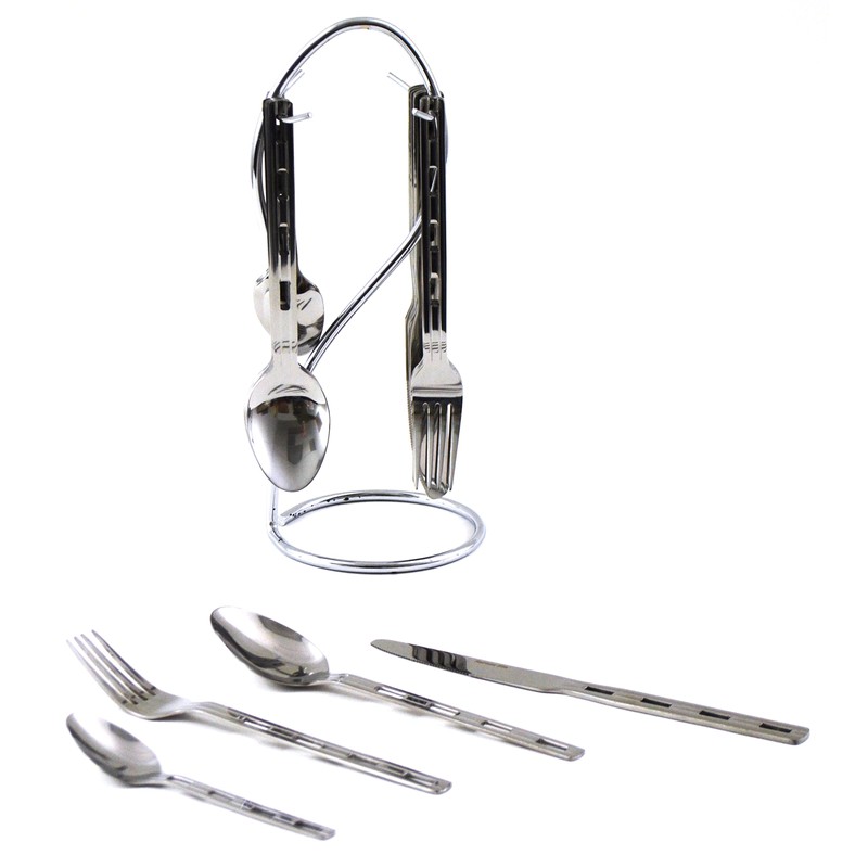 Nature Home Decor RE6111 Rainbow Elite Collection 24-Piece Stainless Steel