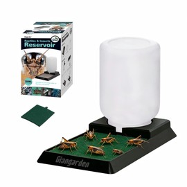 Giangarden 500ml Cricket Reptiles Water Feeder Reservoir Keeper, 2-in-1 Automatic Water Dispenser with Unique Sponge Pad Design for Geckos, Lizards, Bearded Dragons, Turtles