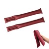 Car Seat Gap Filler - Red PU Leather, Durable, Easy