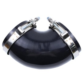 ApplianPar 90 Degree 4 Inch Elbow Turbo Intercooler Intake Piping with T-Bolt Clamps