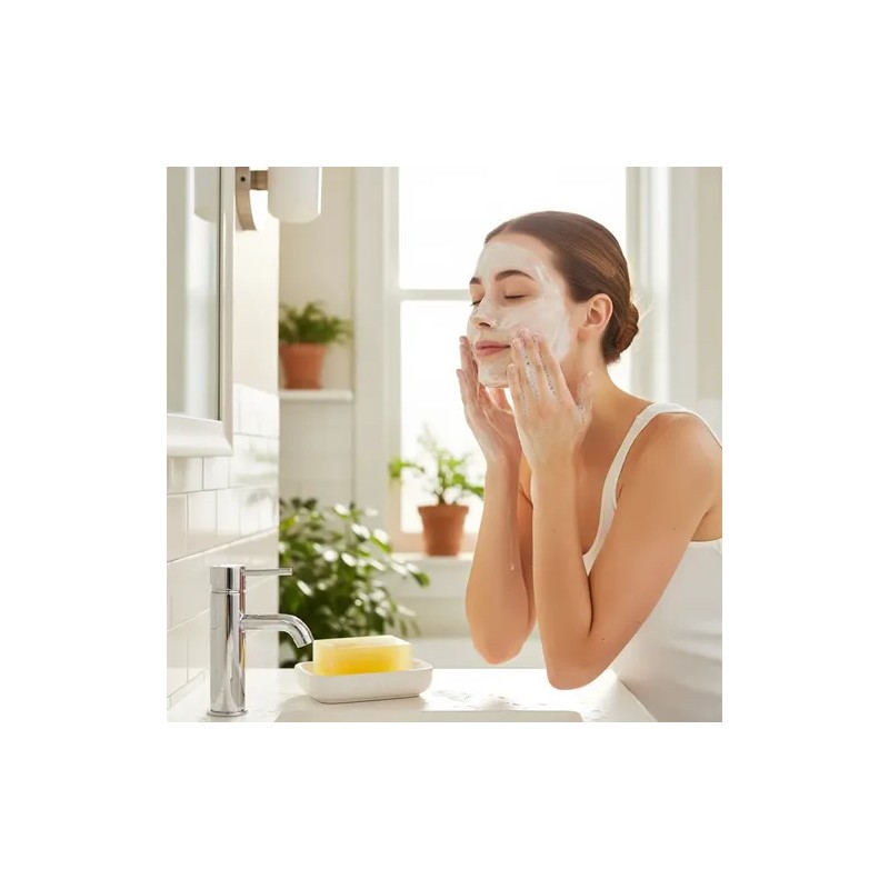 Jabon Facial De Miel Abeja Maya Exfoliente Piel Suave Barra
