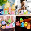 60Pcs Easter Luminous Mini Resin Figurines Miniature Figurines Tiny Small