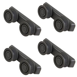 Rounded Rail Runner Guide Basket Wheel Support For Baumatic Dishwashers 4PK