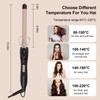 Pretfy Curling Tongs, 19mm Hair Curler Small Curling Iron Adjustable