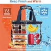 JPJYE Insulated Lunch Bag, Leopard Print Design, 30 x 21