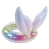 Swimming Ring Sparkling Sequins Rainbow Gradient Wings Swimming Ring Summer