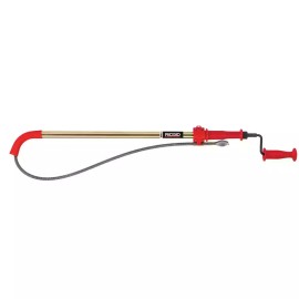 RIDGID K-6P Hybrid Toilet Snake Auger Cable Extends 6' Integrated Bulb Head