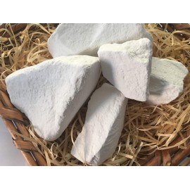 UCLAYS WHITE MOUNTAIN Edible Chalk Chunks (Clumps) Natural for Eating (Food), 7 oz (210 g)