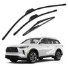 Forccord 26"+ 17"+ 12" Windshield Wiper Blades Fit for INFINITI