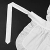 Women's Apron White Ruffles Cute Ruffle Hem Kitchen Plain Apron