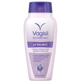 Vagisil Feminine Wash pH Balanced, Light & Fresh 12 oz (Pack of 5)