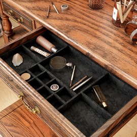 HelloWall Self Adhesive Velvet Wallpaper Black Soft Velvet Fabric Wallpaper 17.7"x80" Crinkled Felt Fabric Wallpaper Peel and Stick Black Wallpaper Flocking Contact Paper for Drawer Jewelry Box Liner