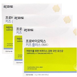 Rockfido Probiotics Kids Plus 2g 60 packets, 3 packs / 락피도 프로바이오틱스 키즈 플러스 2g 60포, 3개