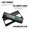 JULOPO 2PCS Carbon Fiber Texture seat Belt Covers Compatible with