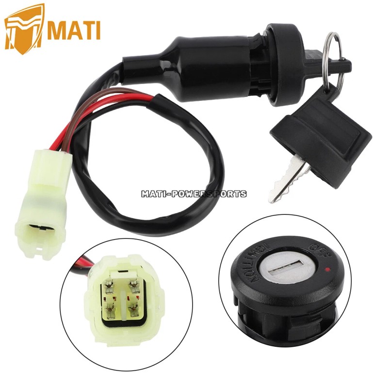 M MATI For 2009-2013 YAMAHA RAPTOR 90 YFM90R IGNITION SWITCH