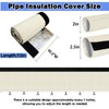 3-Layer Pipe Insulation Cover for HVAC Foam Insulation Pipe Wrap
