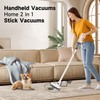 Handheld Vacuum Cleaner,6 in 1 Corded Stick Vacuum Cleaner(White) |
