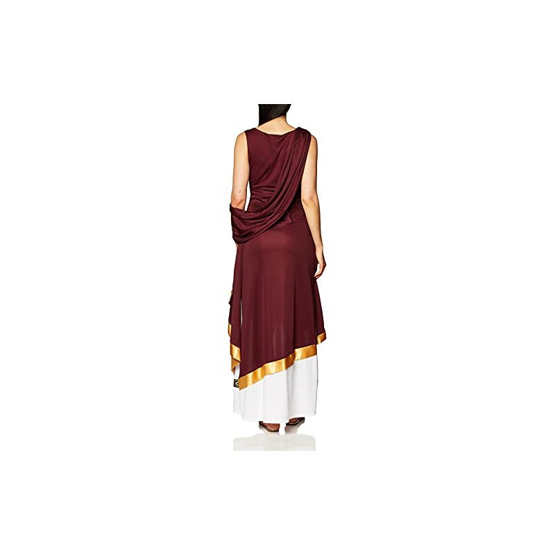Roman Empress Costume X-Large Maroon,White