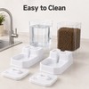 4L Gravity Pet Feeder & Waterer Set for Cats &