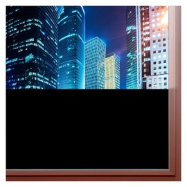 BDF BLKT Window Film Blackout Day & Night 24 Hour Opaque Privacy - 36in X 12ft