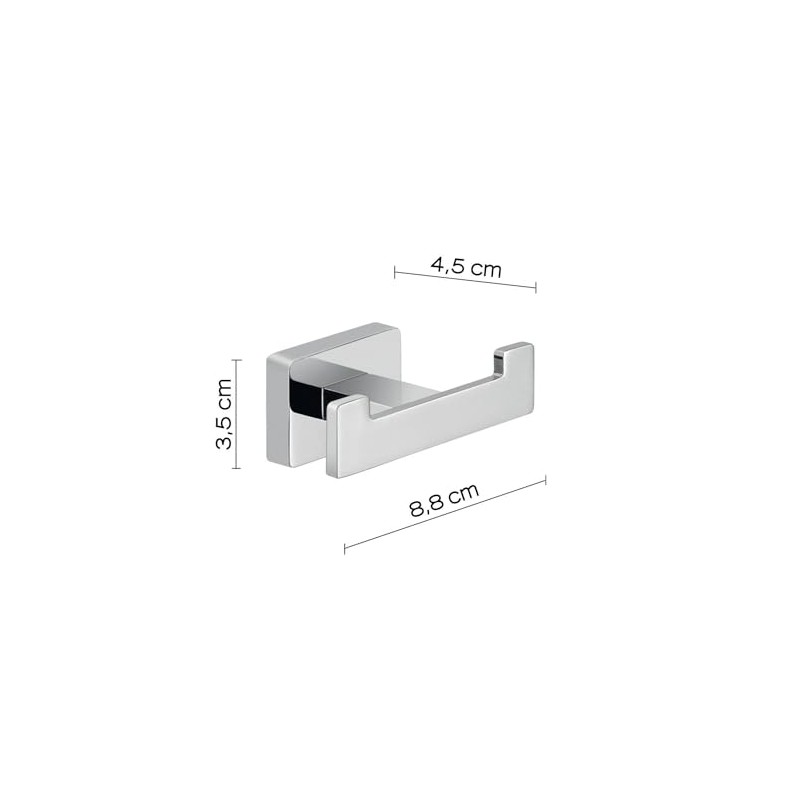 Gedy G-atena 44261300200 Double Coat Rack