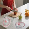 4 Cup Replacement Lids Compatible with Pyrex 7201-PC Glass Bowls