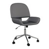 Martha Stewart Tyla Armless Swivel Task Chair for Home Office