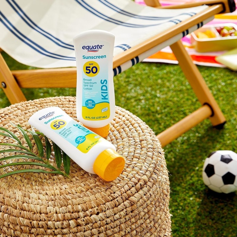 Equate sunscreen spf 50 for Kids- Broad Spectrum, 8 fl