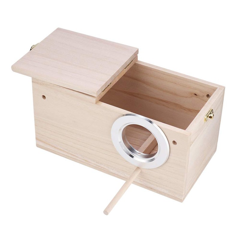 Bird Breeding House, Sturdy Durable Breeding Box Wooden Professional for