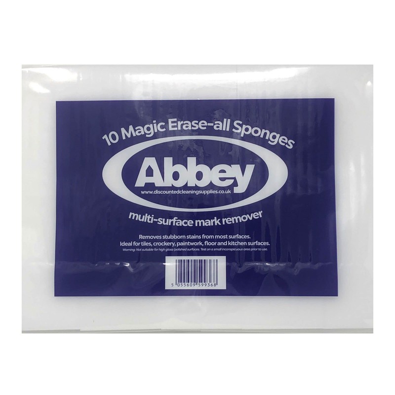 Abbey Magic Radierschwämme zum Entfernen von Flecken und Flecken, 10