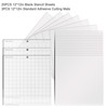 20PCS Blank Stencil Sheets 12x12in with 3pcs Replacement Cutting Mat