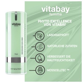 Vitabay Phyto Excellence 80 ml • 2-in-1: fluid and anti-ageing mask • moss ointment against blemished skin