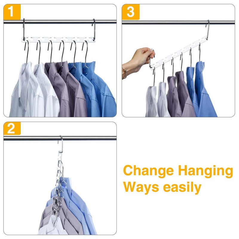 HOUSE DAY Magic Clothes Hangers Space Saving Hangers for Hangers
