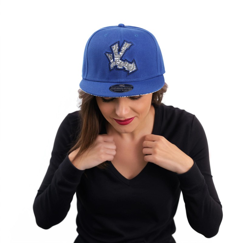 Underground Kulture Blue Tie-Back Bandana Baseball Cap